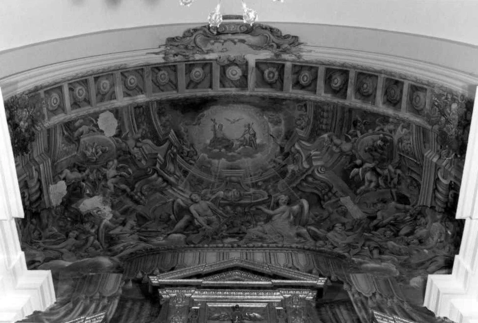 Giovanni Anastasi - Trinità con coro di angeli, Pergola